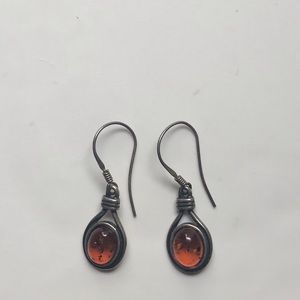Jewelry - Amber necklace and earring set Jewelry - Amber necklace and earring set